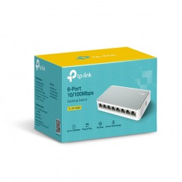 TP-Link TL-SF1008D tīkla pārslēgs Nepārvaldīts Fast Ethernet (10 100) Balts