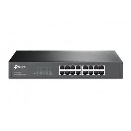 TP-Link TL-SG1016D сетевой коммутатор Неуправляемый L2 Gigabit Ethernet (10 100 1000) Черный