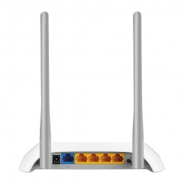 TP-Link TL-WR840N bezvadu rūteris Ātrais Ethernet Viena frekvenču josla (2.4 GHz) Pelēks, Balts