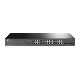 TP-Link JetStream TL-SG2428P сетевой коммутатор Управляемый L2 L2+ Gigabit Ethernet (10 100 1000) Питание по Ethernet (PoE) 1U