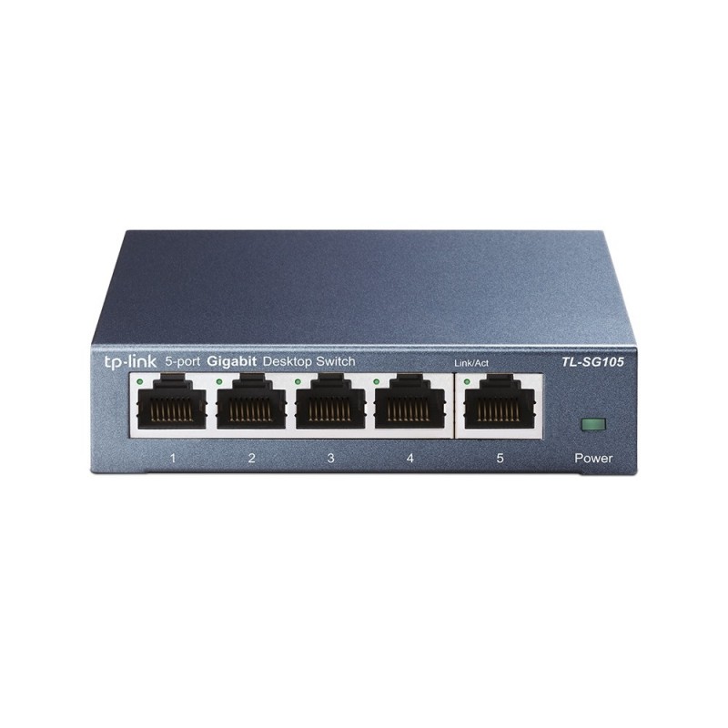 TP-Link TL-SG105 tīkla pārslēgs Nepārvaldīts L2 Gigabit Ethernet (10 100 1000) Melns