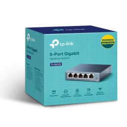 TP-Link TL-SG105 сетевой коммутатор Неуправляемый L2 Gigabit Ethernet (10 100 1000) Черный