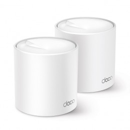 TP-Link Deco X50 (2-pack) Divkāršā frekvenču josla (2.4 GHz   5 GHz) Wi-Fi 6 (802.11ax) Balts 3 Iekšējs