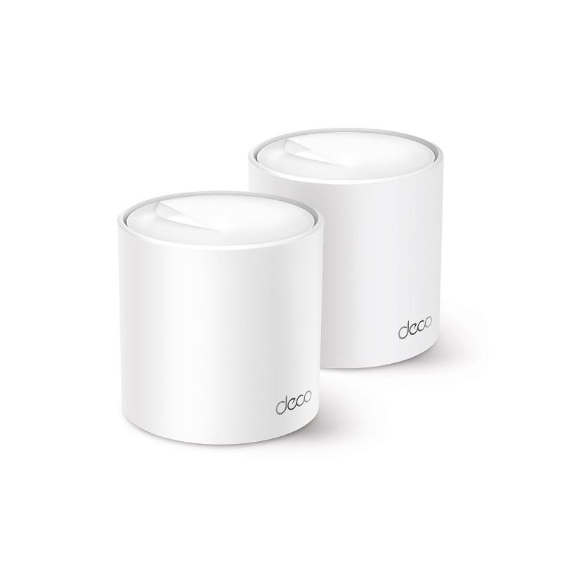 TP-Link Deco X50 (2-pack) Divkāršā frekvenču josla (2.4 GHz   5 GHz) Wi-Fi 6 (802.11ax) Balts 3 Iekšējs