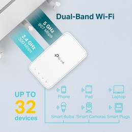 TP-Link RE300 tīkla pagarinātājs Tīkla atkārtotājs Balts