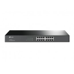 TP-Link TL-SG1016 сетевой коммутатор Неуправляемый Gigabit Ethernet (10 100 1000) 1U Черный