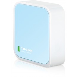 TP-Link TL-WR802N bezvadu rūteris Ātrais Ethernet Viena frekvenču josla (2.4 GHz) Zils, Balts