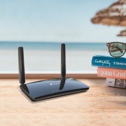 TP-Link Archer MR400 bezvadu rūteris Ātrais Ethernet Divkāršā frekvenču josla (2.4 GHz   5 GHz) 4G Melns