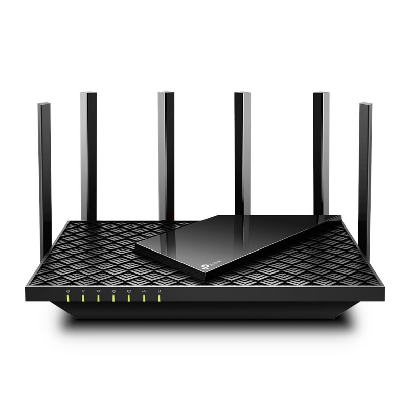 TP-Link Archer AX73 bezvadu rūteris Tīkls Gigabit Ethernet Divkāršā frekvenču josla (2.4 GHz   5 GHz) Melns