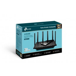 TP-Link Archer AX73 bezvadu rūteris Tīkls Gigabit Ethernet Divkāršā frekvenču josla (2.4 GHz   5 GHz) Melns