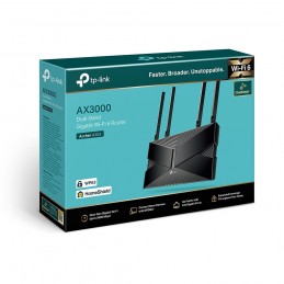 TP-Link Archer AX53 bezvadu rūteris Tīkls Gigabit Ethernet Divkāršā frekvenču josla (2.4 GHz   5 GHz) Melns