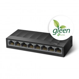 TP-Link LS1008G tīkla pārslēgs Nepārvaldīts Gigabit Ethernet (10 100 1000) Melns