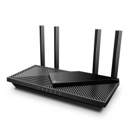 TP-Link Archer AX55 bezvadu rūteris Tīkls Gigabit Ethernet Divkāršā frekvenču josla (2.4 GHz   5 GHz) Melns