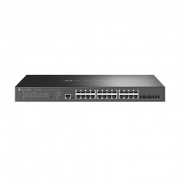 TP-Link Omada SG3428XPP-M2 сетевой коммутатор Управляемый L2+ 2.5G Ethernet (100 1000 2500) Питание по Ethernet (PoE) 1U Черный