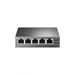 TP-Link TL-SF1005P сетевой коммутатор Неуправляемый Fast Ethernet (10 100) Питание по Ethernet (PoE) Черный