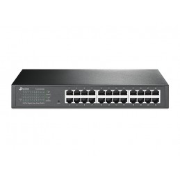 TP-Link TL-SG1024DE сетевой коммутатор Управляемый L2 Gigabit Ethernet (10 100 1000) Черный