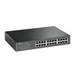 TP-Link TL-SG1024DE tīkla pārslēgs Vadīts L2 Gigabit Ethernet (10 100 1000) Melns