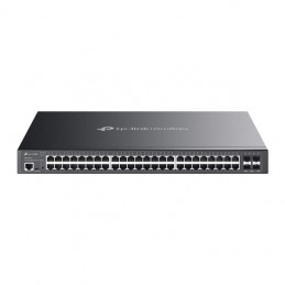 TP-Link Omada SG3452XMPP сетевой коммутатор Управляемый L2+ Gigabit Ethernet (10 100 1000) Питание по Ethernet (PoE) 1U Черный