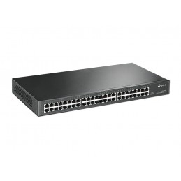 TP-Link TL-SG1048 tīkla pārslēgs Nepārvaldīts Gigabit Ethernet (10 100 1000) 1U Melns