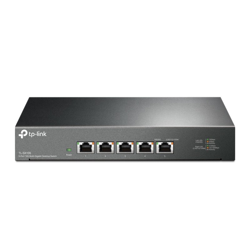 TP-Link TL-SX105 tīkla pārslēgs Nepārvaldīts 10G Ethernet (100 1000 10000) Melns