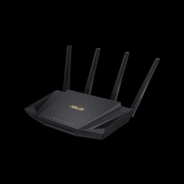 ASUS RT-AX58U bezvadu rūteris Tīkls Gigabit Ethernet Divkāršā frekvenču josla (2.4 GHz   5 GHz)