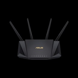 ASUS RT-AX58U bezvadu rūteris Tīkls Gigabit Ethernet Divkāršā frekvenču josla (2.4 GHz   5 GHz)