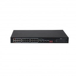 Dahua Technology PoE DH-PFS3226-24ET-240 сетевой коммутатор Неуправляемый L2 Gigabit Ethernet (10 100 1000) Питание по Ethernet