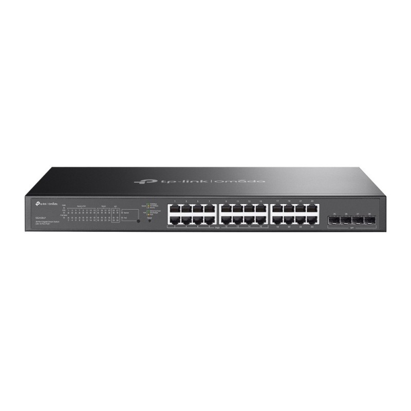 TP-Link Omada SG2428LP сетевой коммутатор Управляемый L2 L2+ Gigabit Ethernet (10 100 1000) Питание по Ethernet (PoE) Серый