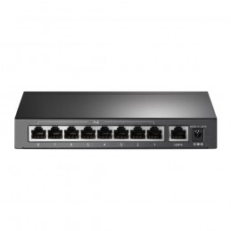 TP-Link TL-SF1009P сетевой коммутатор Неуправляемый Fast Ethernet (10 100) Питание по Ethernet (PoE) Черный