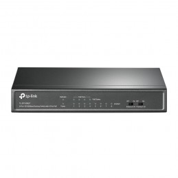 TP-Link TL-SF1008LP tīkla pārslēgs Nepārvaldīts Fast Ethernet (10 100) Power over Ethernet (PoE) Melns