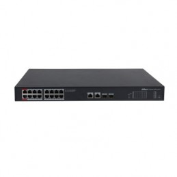 Dahua Technology PoE PFS3220-16GT-240 сетевой коммутатор Неуправляемый L2 Gigabit Ethernet (10 100 1000) Питание по Ethernet