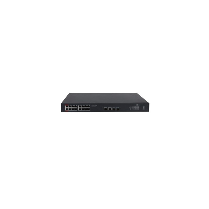 Dahua Technology PoE PFS3220-16GT-240 сетевой коммутатор Неуправляемый L2 Gigabit Ethernet (10 100 1000) Питание по Ethernet