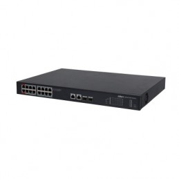 Dahua Technology PoE PFS3220-16GT-240 tīkla pārslēgs Nepārvaldīts L2 Gigabit Ethernet (10 100 1000) Power over Ethernet (PoE)