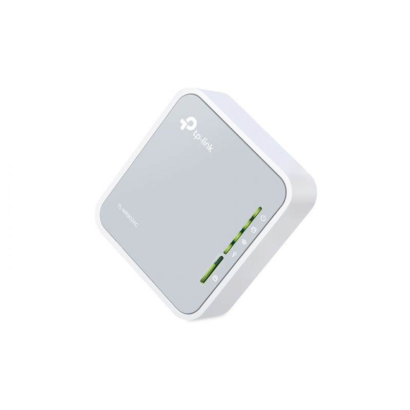 TP-Link TL-WR902AC bezvadu rūteris Ātrais Ethernet Divkāršā frekvenču josla (2.4 GHz   5 GHz) 4G Balts