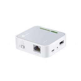 TP-Link TL-WR902AC bezvadu rūteris Ātrais Ethernet Divkāršā frekvenču josla (2.4 GHz   5 GHz) 4G Balts