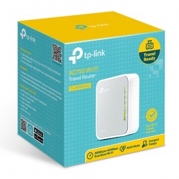 TP-Link TL-WR902AC беспроводной маршрутизатор Быстрый Ethernet Двухдиапазонный (2,4Ггц 5Ггц) 4G Белый