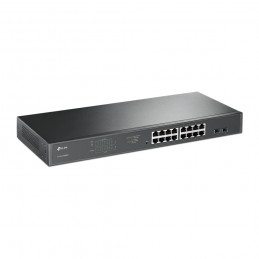 TP-Link TL-SG1218MPE Vadīts L2 Gigabit Ethernet (10 100 1000) Power over Ethernet (PoE) 1U Melns