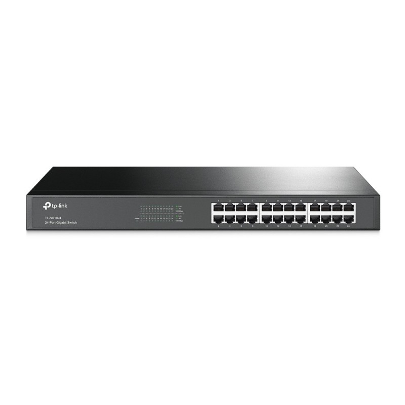 TP-Link TL-SG1024 сетевой коммутатор Неуправляемый L2 Gigabit Ethernet (10 100 1000) Черный