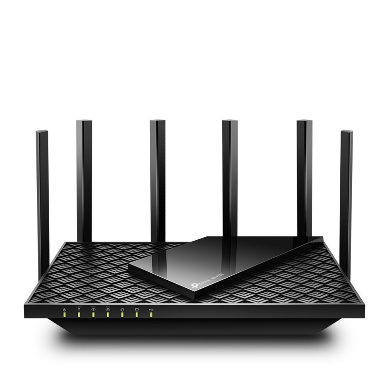 TP-Link Archer AXE75 bezvadu rūteris Tīkls Gigabit Ethernet Trīs diapazoni (2,4 GHz   5 GHz   6 GHz) Melns