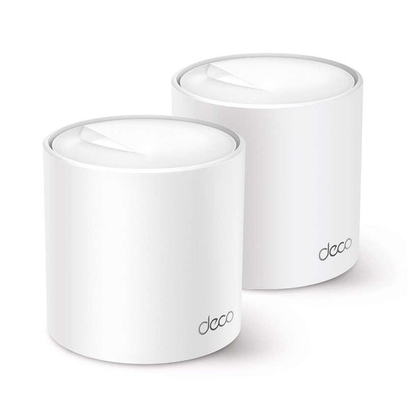 TP-Link Deco X60 Divkāršā frekvenču josla (2.4 GHz   5 GHz) Wi-Fi 6 (802.11ax) Balts 2 Iekšējs