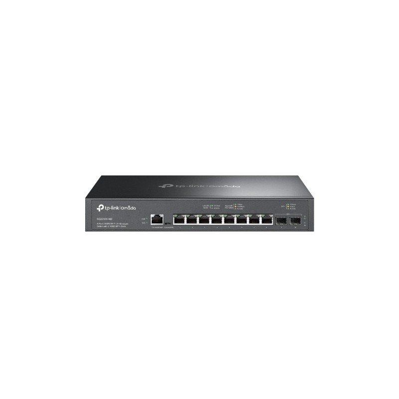 TP-Link Omada SG3210X-M2 сетевой коммутатор Управляемый L2+ 2.5G Ethernet (100 1000 2500) 1U Черный