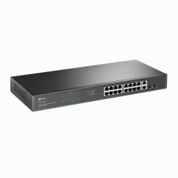 TP-Link TL-SG1218MP сетевой коммутатор Неуправляемый Gigabit Ethernet (10 100 1000) Питание по Ethernet (PoE) 1U Черный