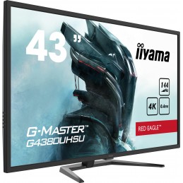 iiyama G-MASTER G4380UHSU-B1 monitori 108 cm (42.5") 3840 x 2160 pikseļi 4K Ultra HD LED Melns