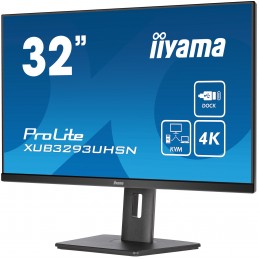 iiyama ProLite XUB3293UHSN-B5 monitori 80 cm (31.5") 3840 x 2160 pikseļi 4K Ultra HD LCD Melns