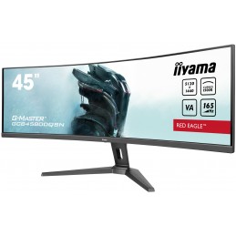 iiyama G-MASTER RED EAGLE CURVED monitori 114,3 cm (45") 5120 x 1440 pikseļi Dual QHD LED Melns