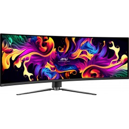 MSI MPG 491CQP QD-OLED monitori 124,5 cm (49") 5120 x 1440 pikseļi DQHD QDOLED Melns