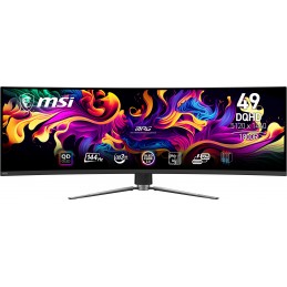 MSI MPG 491CQP QD-OLED монитор для ПК 124,5 cm (49") 5120 x 1440 пикселей DQHD QDOLED Черный