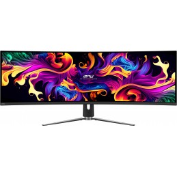 MSI MPG 491CQP QD-OLED monitori 124,5 cm (49") 5120 x 1440 pikseļi DQHD QDOLED Melns