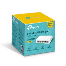 TP-Link LS1005 сетевой коммутатор Неуправляемый Fast Ethernet (10 100) Белый