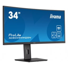 iiyama ProLite XCB3494WQSN-B5 LED display 86,4 cm (34") 3440 x 1440 pikseļi UltraWide Quad HD Melns